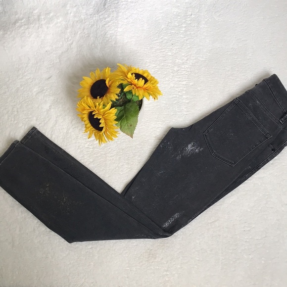 Good American Snake Foil Skinny Jeans - Picture 3 of 5